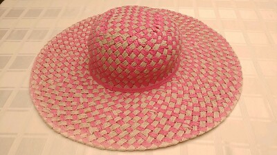 David & Young D&Y Summer Hat Wide Brim Straw Woven Beach  display picture 2
