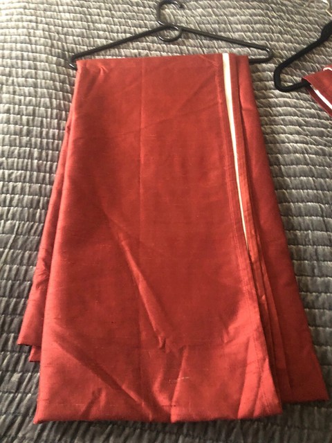 Pottery Barn Emery Linen Drapes Panels Curtains Cotton Lining