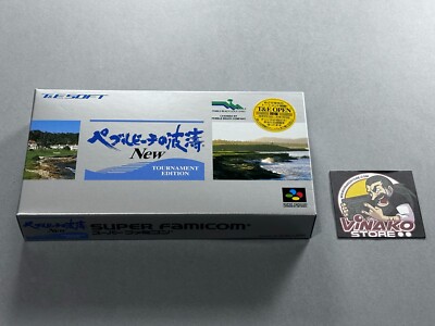 PEBBLE BEACH NO HATOU: TURNIER EDITION SUPER FAMICOM NTSC-J REG. KARTE.