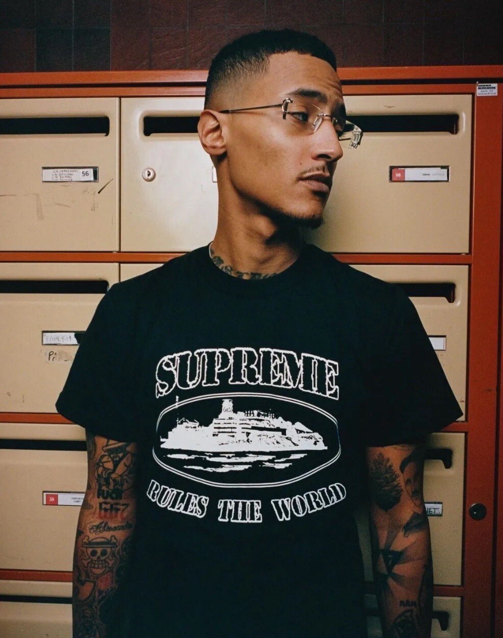 Supreme Corteiz Rules The World Tee T-Shirt - Black Size Medium - BRAND NEW 🔥 image 2