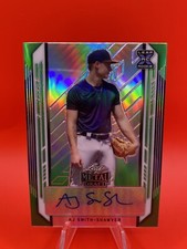 AJ Smith-Shawver🔥RC🔥2021 Leaf Metal Draft🔥Autograph 4/10🔥🔥🔥🔥