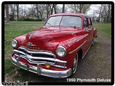 1950 Plymouth Deluxe Auto Refrigerator / Tool Box  Magnet
