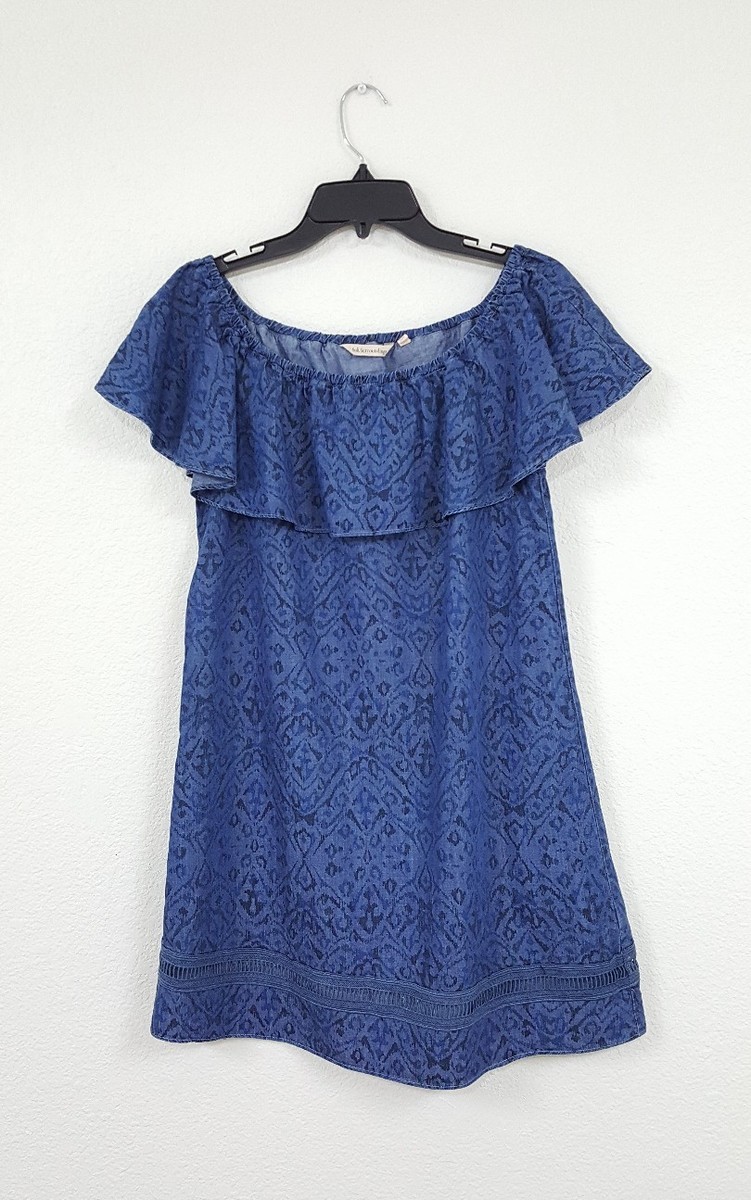 soft surroundings denim dress Janet Knit Denim Maxi Dress - Denim Blue - PL