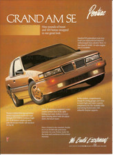 1988 Pontiac Grand Am Se Vintage Magazine Ad We Build Excitement 1988 Pontiac Grand Am Se Vintage Magazine Ad We Build Excitement