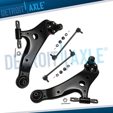 Front Lower Control Arms w/ Ball Joint + Sway Bars for 2011-2020 Toyota Sienna
