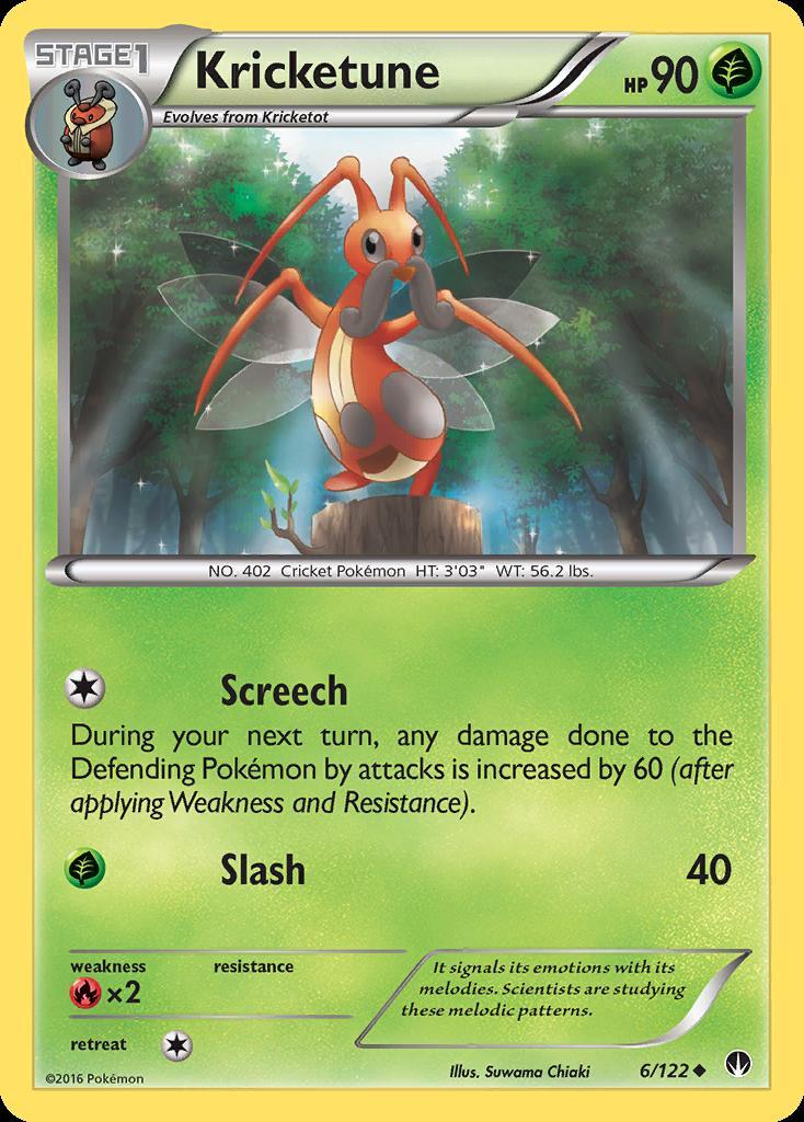 Pokemon Kricketune (6/124) BREAKpoint LP