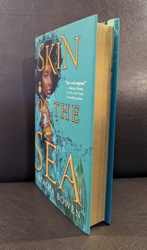 Owlcrate Book Box Skin Of The Sea Signed Gilded Edges Endpapers Reversible Dust