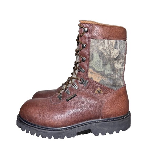 Rocky 800g Thinsulate Waterproof Hunting Boots Mens 9M Brown  display picture 1