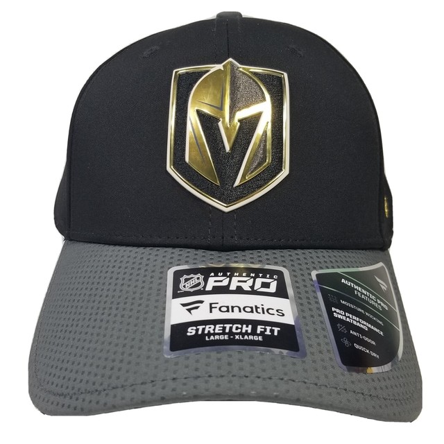 Fanatics Las Vegas Golden Knights Draft Hat Cap Black Flex Fit Pro NHL