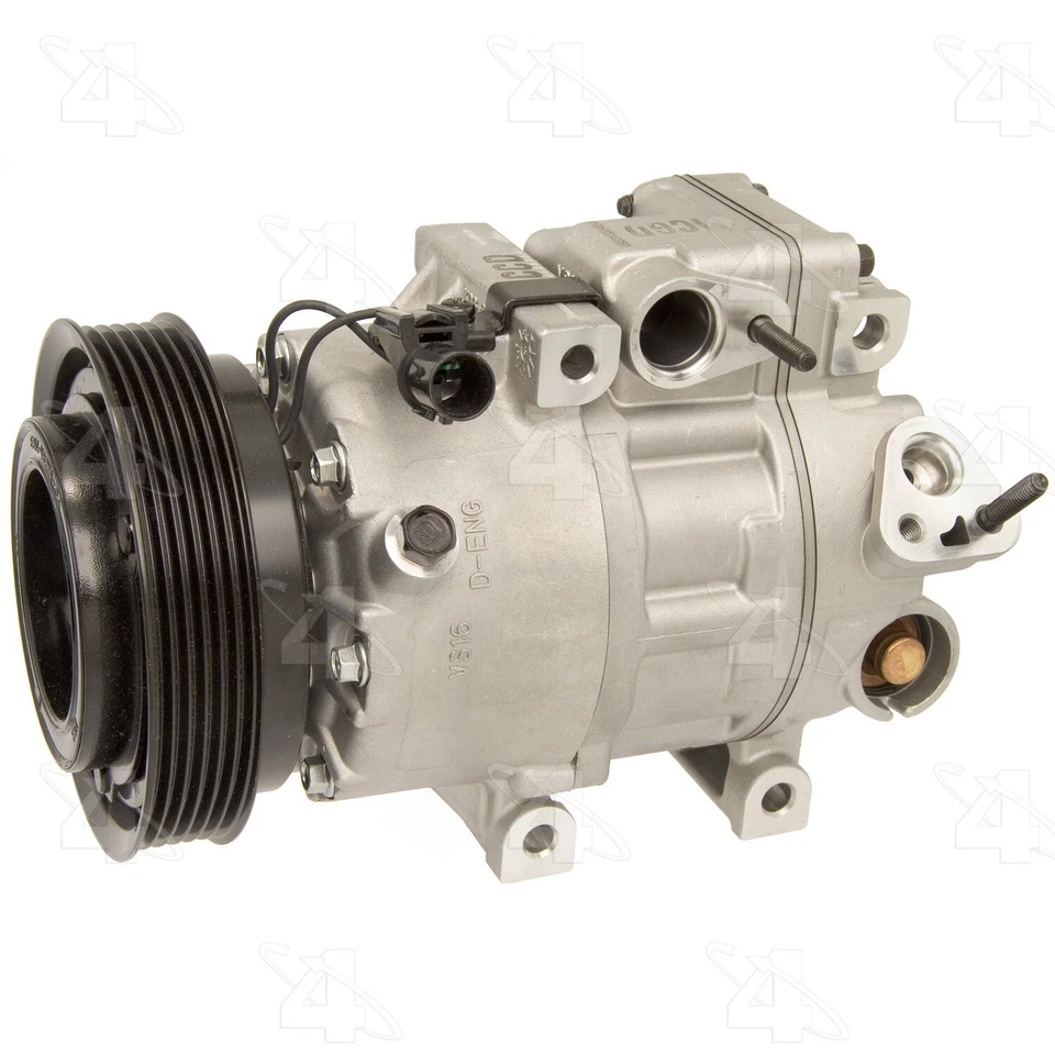 4 Seasons A/C Compressor For 2008-2010 Hyundai Sonata 3.3L V6 - Image 2 of 4