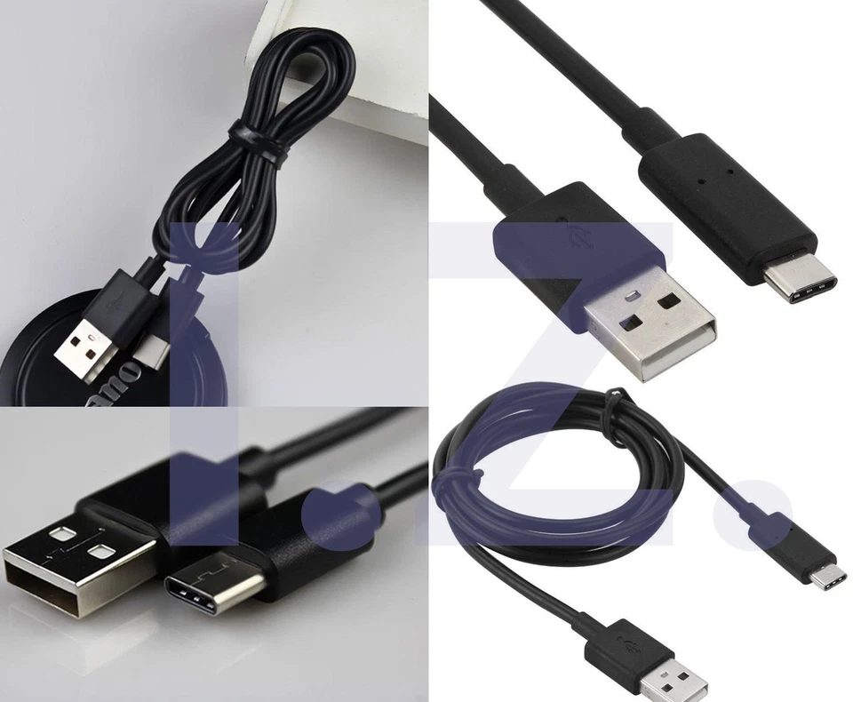 1m/1.5m USB 3.1 Type C Male to USB 2.0 Male Charging Data Sync Cable Lead - Image 2 of 4