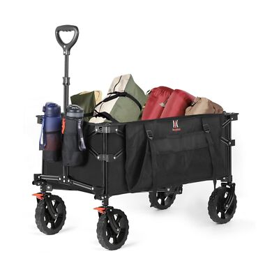 Sports Wagon TIMBER RIDGE Collapsible Folding Wagon, Heavy Duty