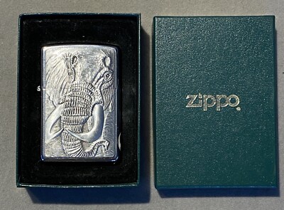 Barrett Smythe Elephant Etched, New Vintage Zippo 1994 Unfired 