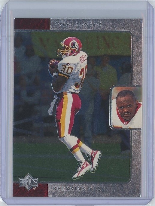 BRIAN MITCHELL 1996 Upper Deck SP Base Card #144 Redskins
