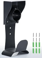 EV Charger Holder Wall Mount J1772 Holder, No Cable Cutting, Outdoor/Indoor, EV