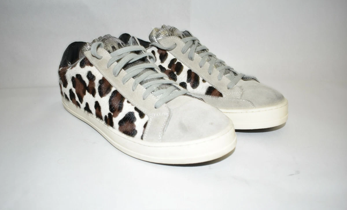 P448 John Leopard Sneaker Size 41 Eu 11 US