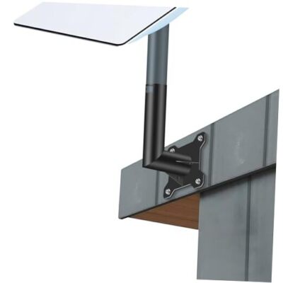 Starlink Mount, Starlink V2 Short Wall Mount Black Starlink