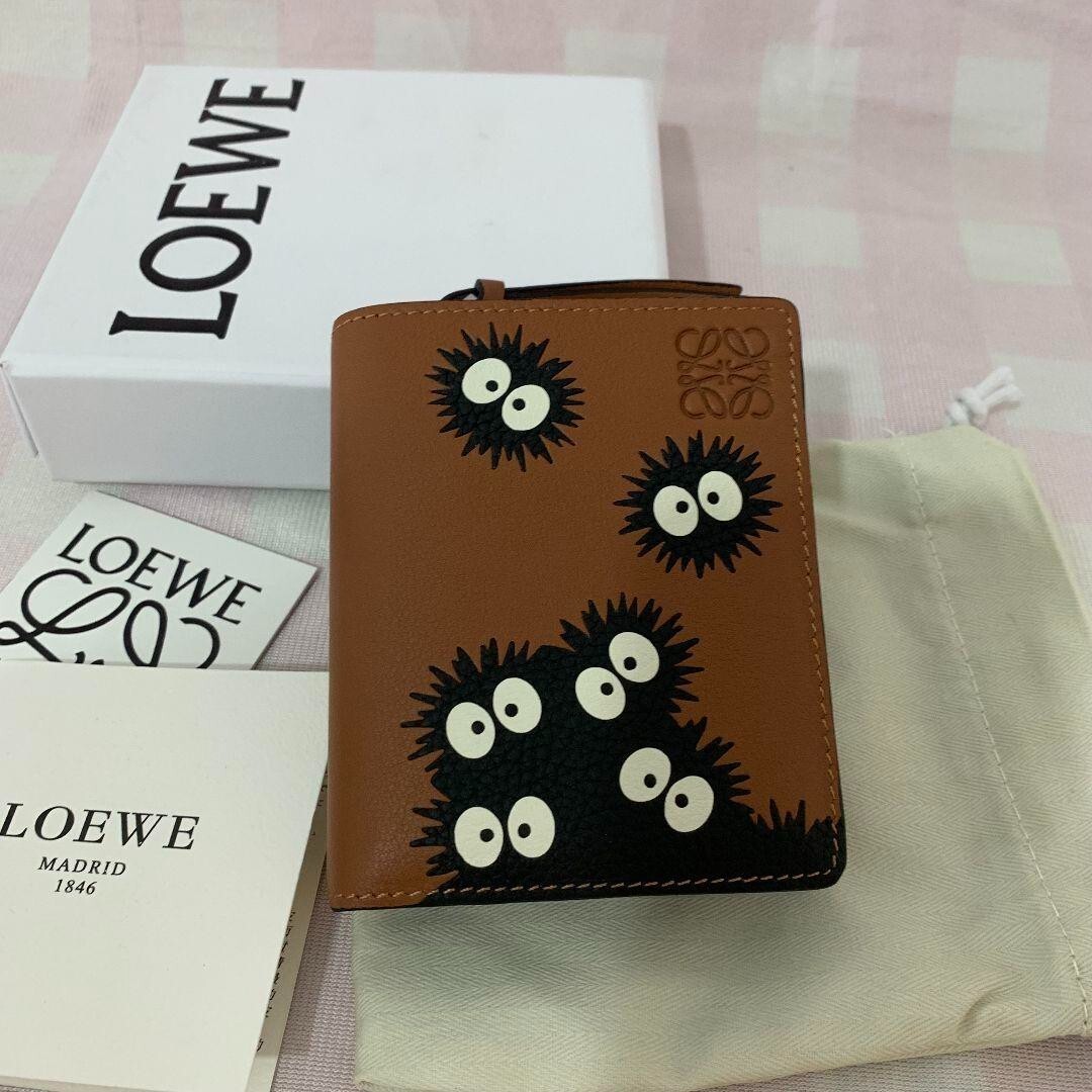Loewe x Studio Ghibli Spirited Away Susuwatari Folded Wallet Used