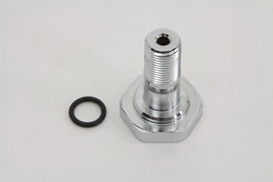 Perno de tubo de horquilla cromado para Harley Davidson Foto 2 de 4