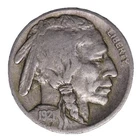 1921 Buffalo Nickel nice GOOD/VG