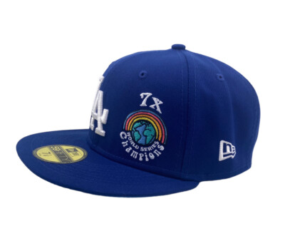 Los Angeles Dodgers New Era 59 fifty Groovy 7x champions  display picture 1