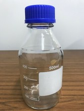 500ML BOROSILICATE GLASS LABORATORY REAGENT BOTTLE GL45 CAP - DURAN PYREX EQUIV 