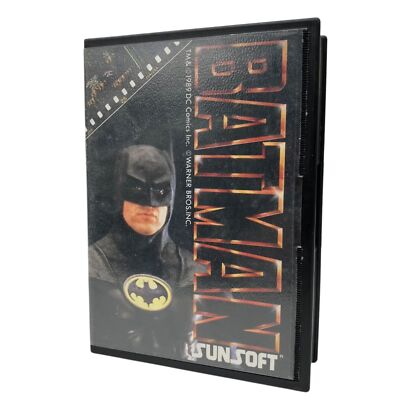 BATMAN Famicom Nintendo FC Sunsoft Japanese Edition w/ Case Retro