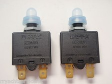 CIRCUIT BREAKERS DC MARINE PUSH TO RESET 13111 10 AMP ETA 2 PAC C1221/24 CLEAR