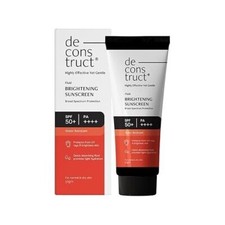 Deconstruct Brightening Sunscreen SPF 50 for Dry Skin Water Resistant 50gm