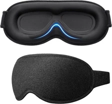 100% Blackout Sleep Eye Mask for Women Men, Zero Eye Pressure Sleeping Mask - Er