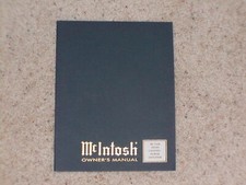 Vintage Original McIntosh MC-7108 Manual. Good Condition.