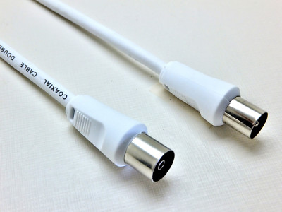 10 m TV-Kabel, Antennenkabel, TV-Antennenanschlusskabel, Koaxkabel 75 Ohm 70 dB
