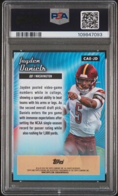 レヴィアタン - エンチャンテッド [233/204•JA•12] psa10 JAYDEN DANIELS 2024 TOPPS CHROME ALL-ETCH RC PSA 10 | eBay