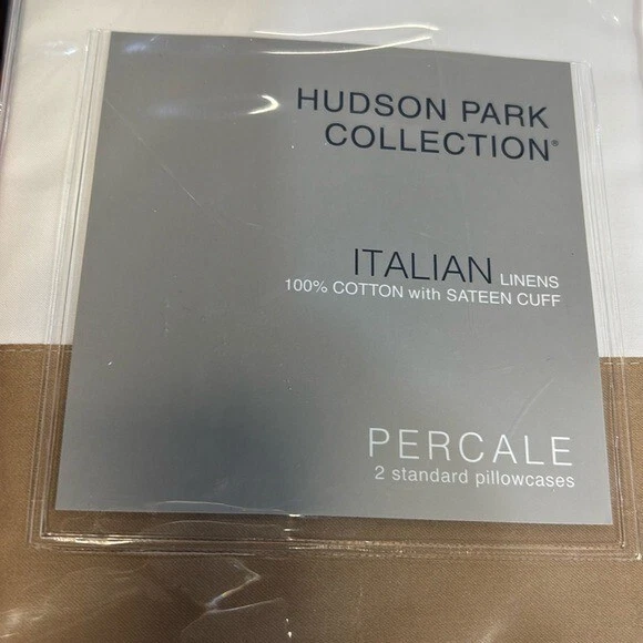Par de fundas de almohada puño italiano Hudson Park, estándar Foto 2 de 3