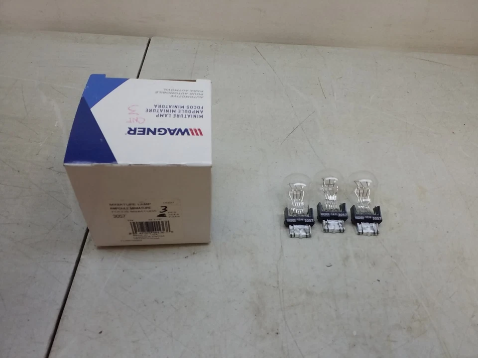 Bombilla de lámpara miniatura transparente 3057 Wagner 12 V cantidad de 3 bombillas 3057 Foto 2 de 3