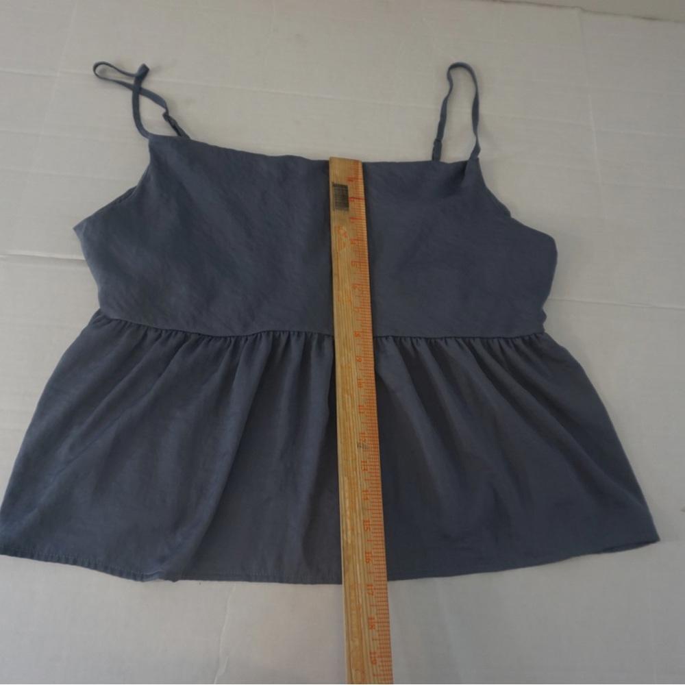 American Eagle dark gray spaghetti blouse Womens … - image 7