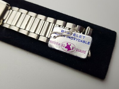 【新品同様】Mr Beads リベット 20mm ゲイフレアスタイル 伸縮ブレス Gay Freres Bracelet - 20mm - Steel - NOS - Parts | eBay