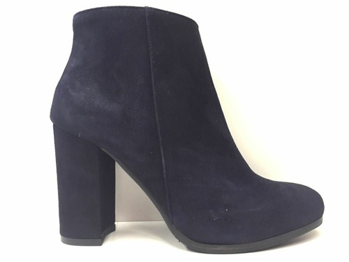 SCARPE STIVALI TRONCHETTO DONNA L AMOUR BY ALBANO ORIGINAL 451 BLU PELLE AI  | eBay