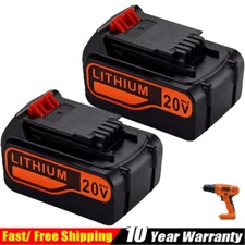 2Pack FOR Black & Decker 5.0Ah 20V LB2X4020 Battery 20V MAX Lithium LBXR20 LBX20