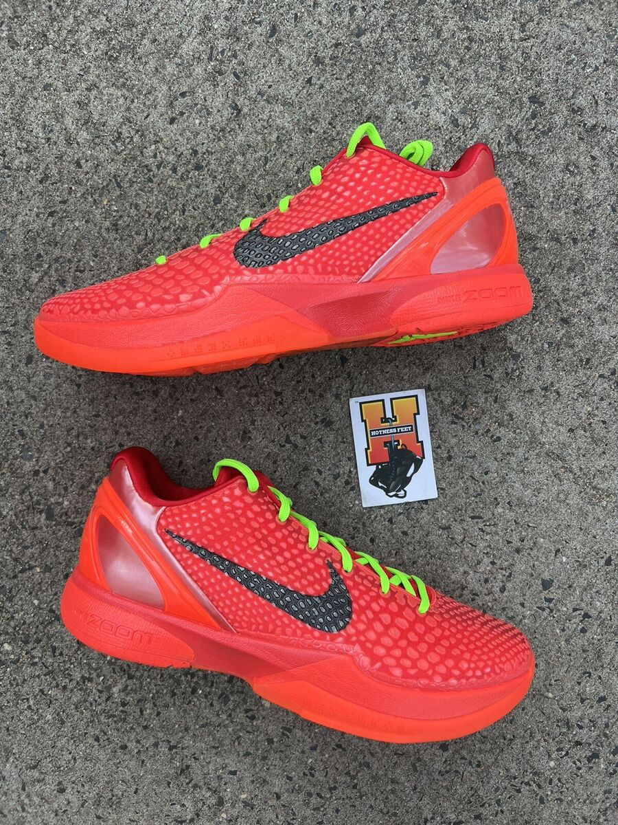 Nike Kobe 6 Protro Reverse Grinch Red FV4921-600 GS & MEN Nike Kobe 6 Protro Reverse Grinch Red FV4921-600 GS & MEN
