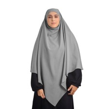 Large Khimar Muslim Women Overhead Prayer Hijab Headscarf Ramdan Niqab One Peice