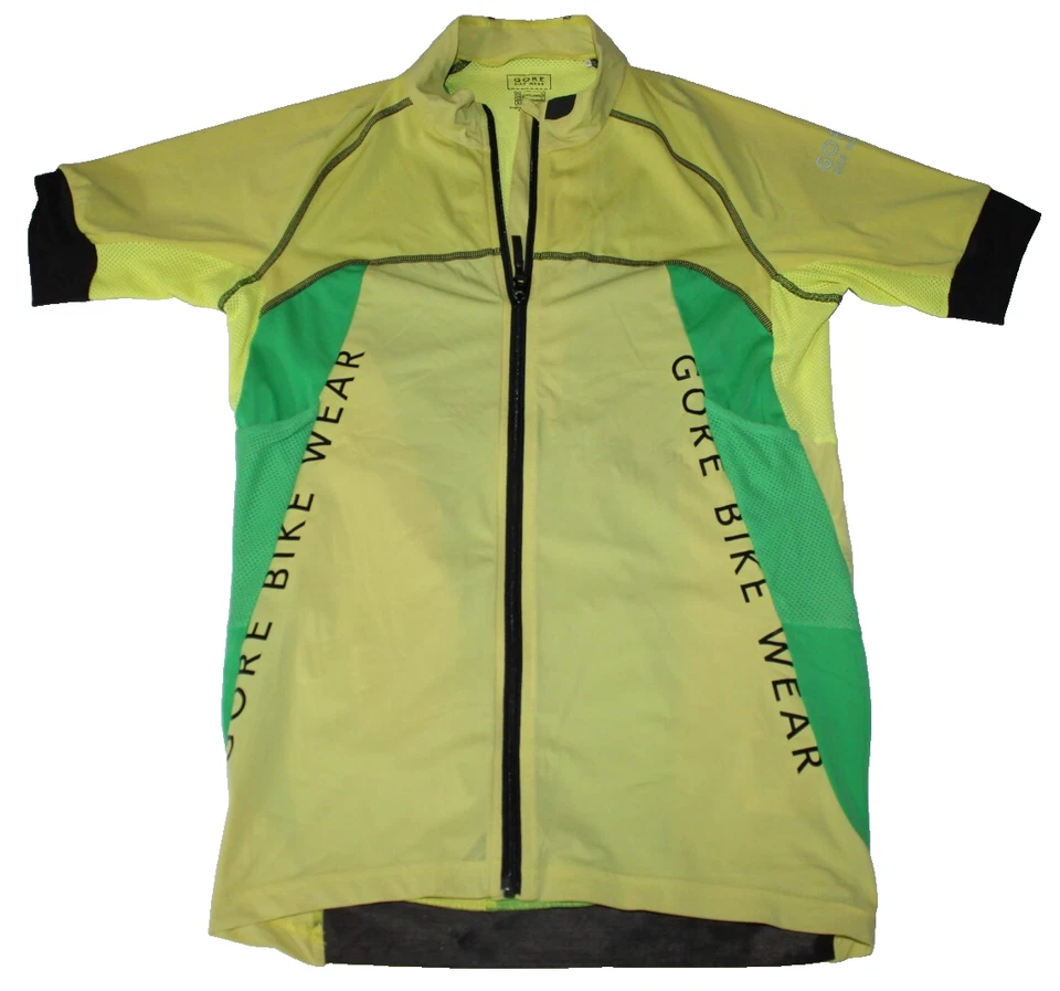 Gore Bike Wear Men's Large Alp-X Cycling Pro Jersey Green & Yellow - Image 2 of 4