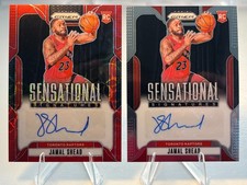 Jamal Shead Sensational Signatures Rookie RC Auto (x2) Toronto Raptors