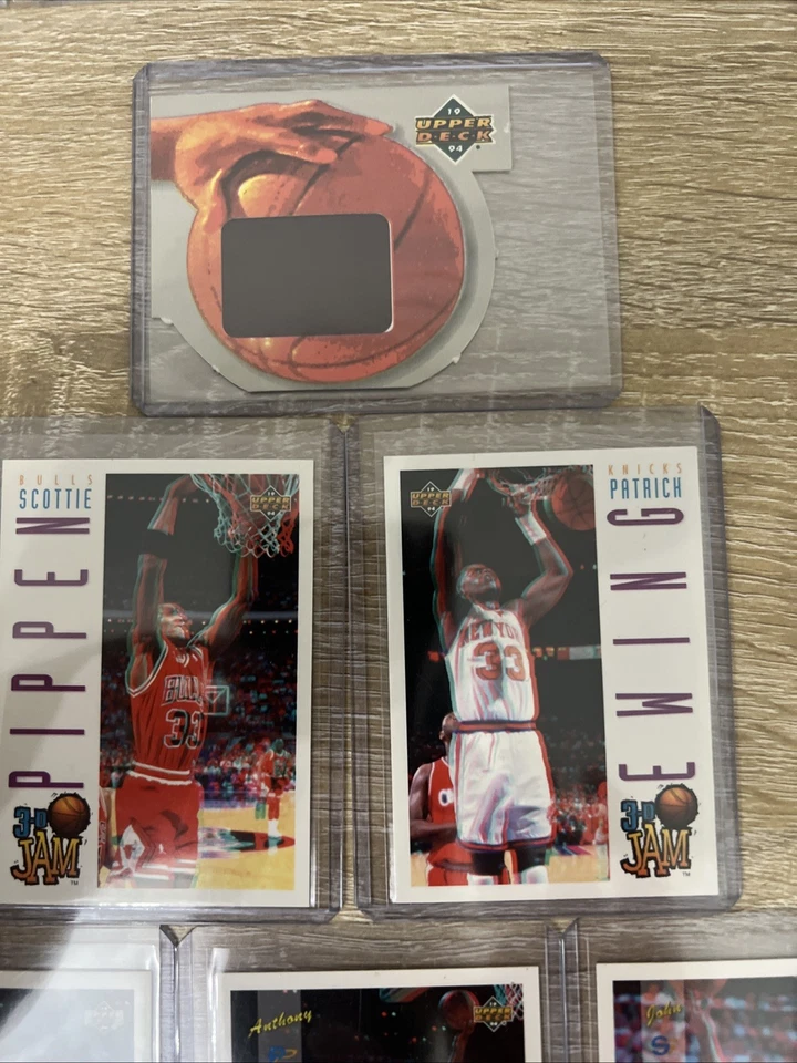 Colección de tarjetas coleccionables de baloncesto Scottie Pippen cubierta superior mermelada 3D con vidrio Foto 2 de 4