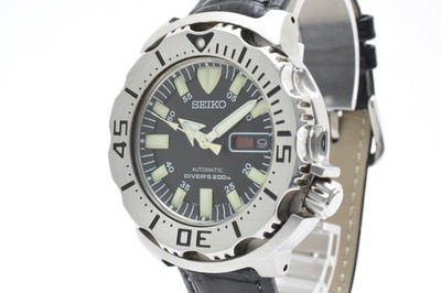 【EXC+5】Seiko Black Monster 7S26-0350 SKX779 Tag/Datum Auto Herrenuhr JAPAN