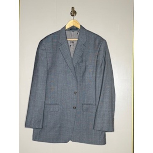 Ralph Ralph Lauren Mens Grey Glen Plaid Two Button Blazer Sport Coat Made Canada