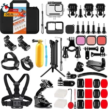 HONGDAK 63-in-1 Action Camera Accessories Kit for GoPro