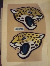 JACKSONVILLE JAGUARS Full Size FOOTBALL HELMET DECALS WITH BUMPER