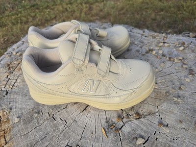 New Balance WW577VB Women's Size 6 D Walking Shoes Beige Hook and Loop