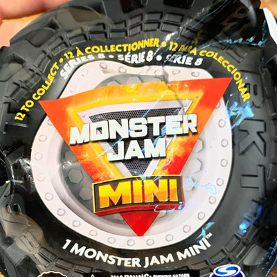 Spin Master Monster Jam Mini Series 8 Monster Truck, Unopened, Ages 3+